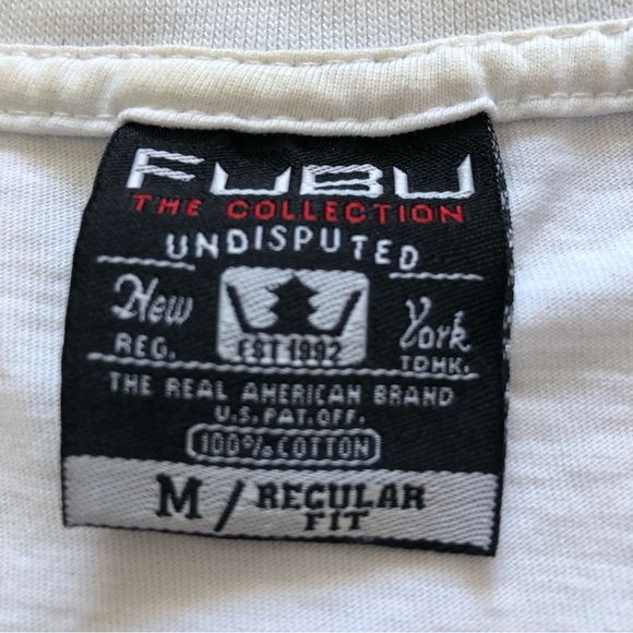 FUBU Worldwide T Shirt Embroidered - Picture 10 of 14
